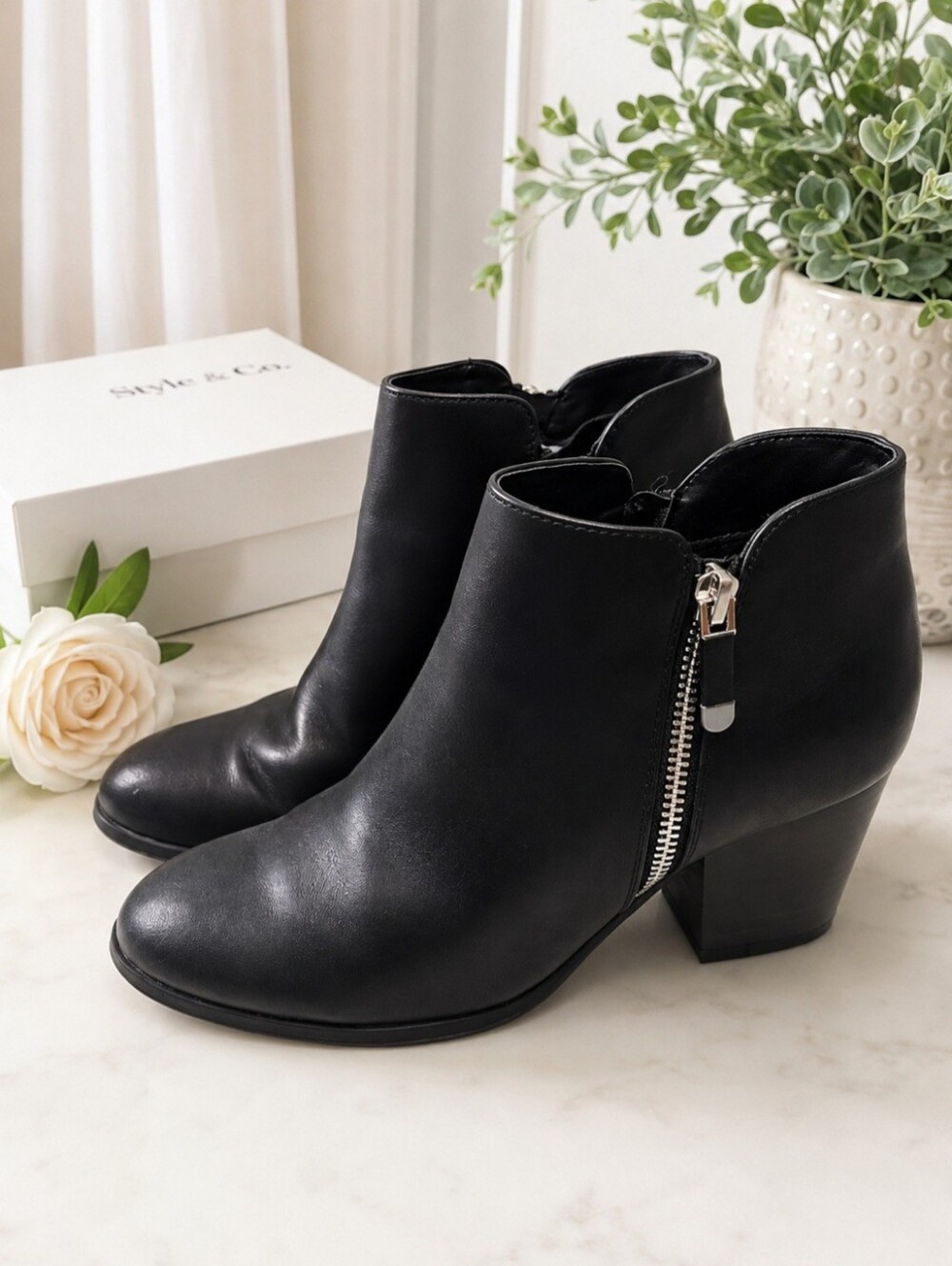 Black Ankle Boots